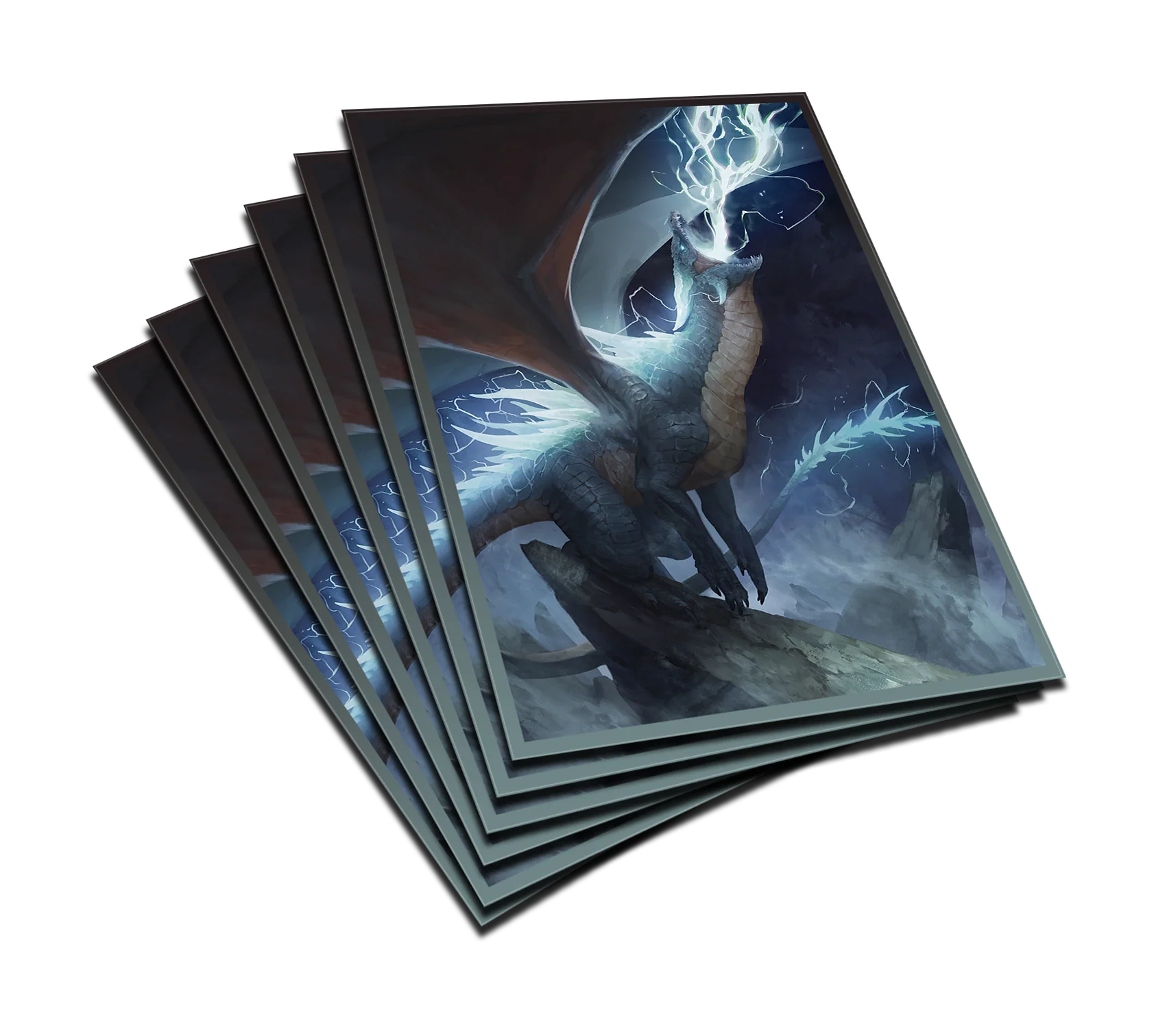 Protectores Standard | Colección Dragones - Dragón Eléctrico 66x91mm