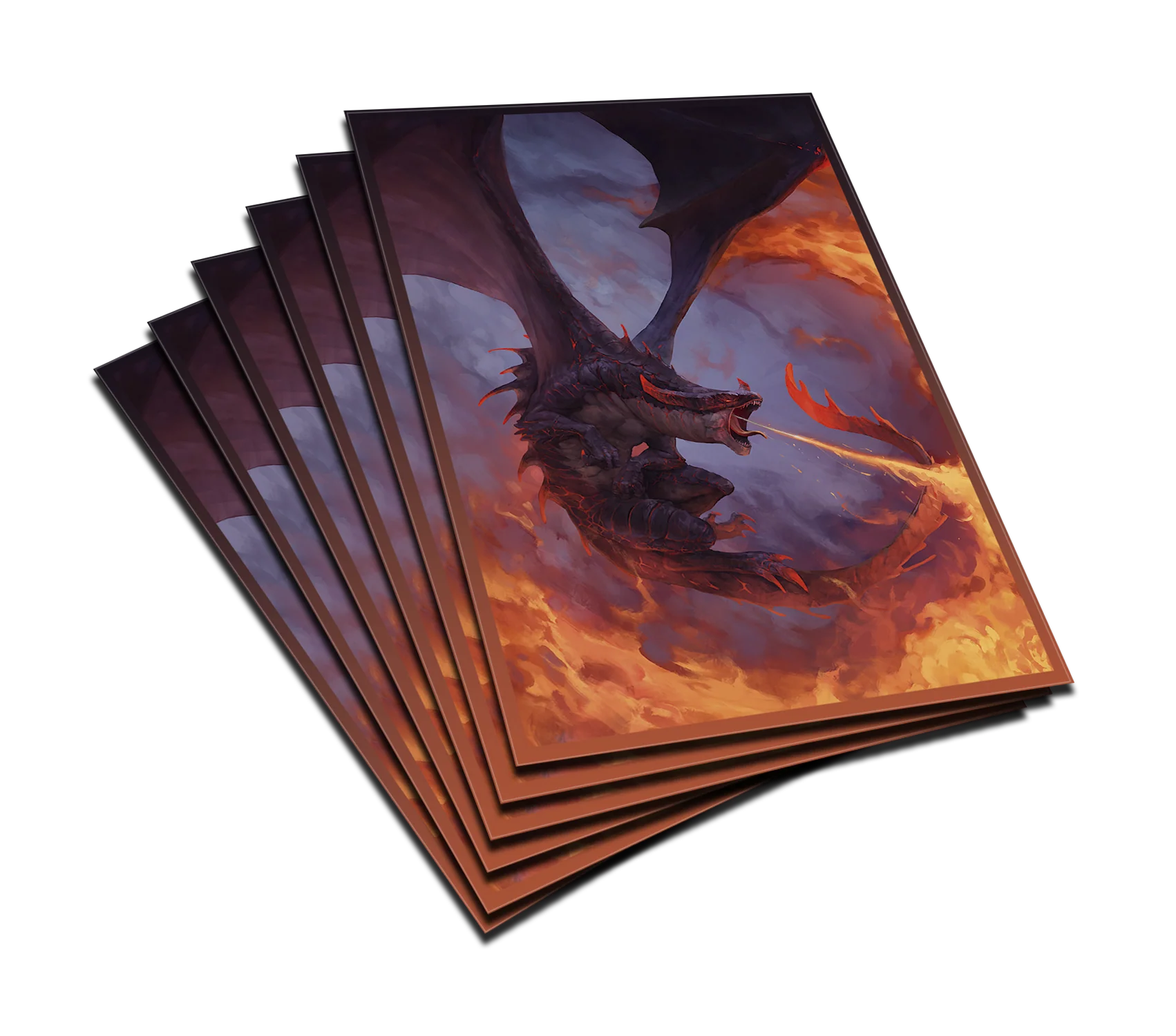 Protectores Standard | Colección Dragones - Dragón de Fuego 66x91mm