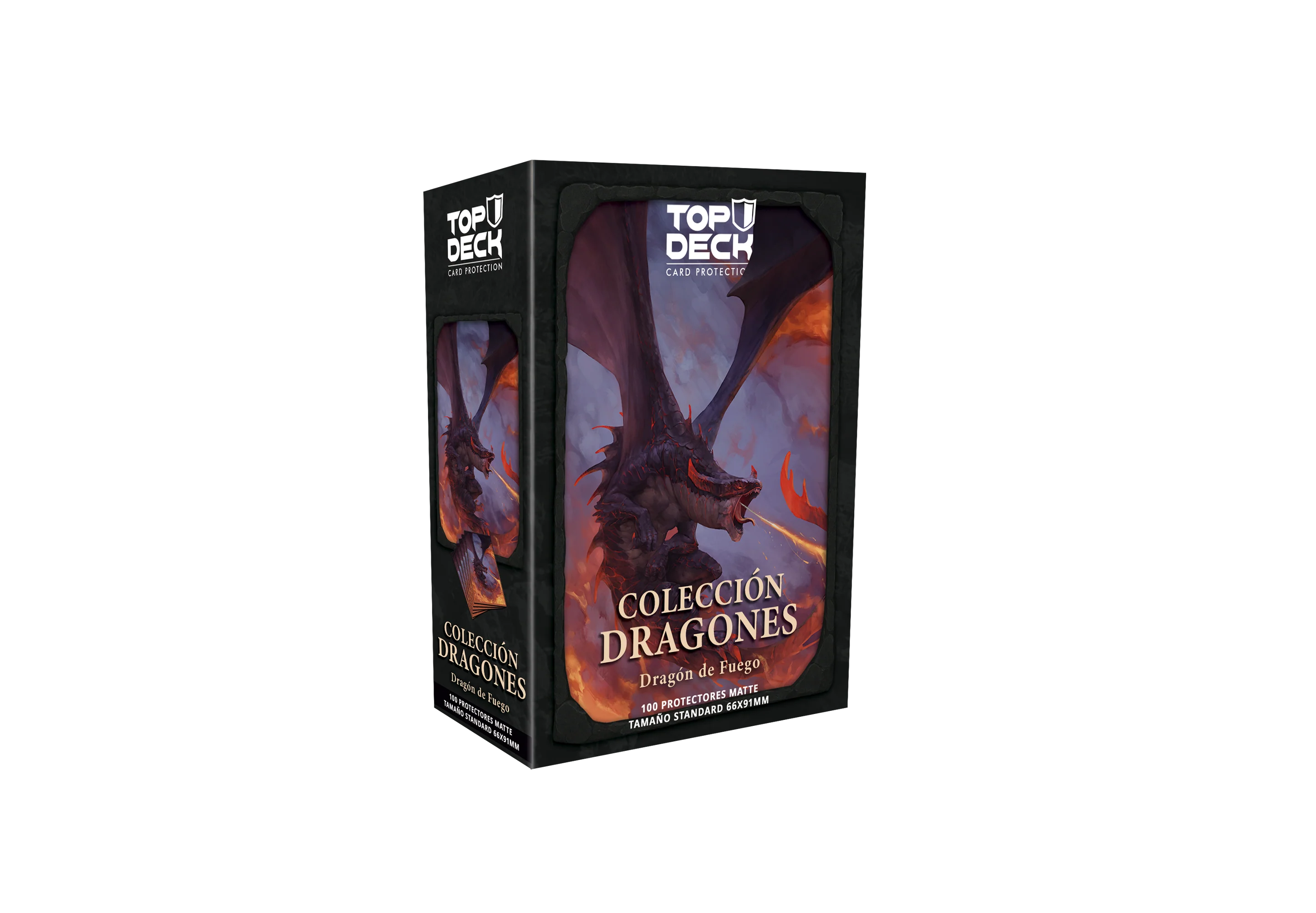 Protectores Standard | Colección Dragones - Dragón de Fuego 66x91mm