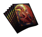 Protectores Standard | Colección Vitrales - Dragón Rojo 66x91mm