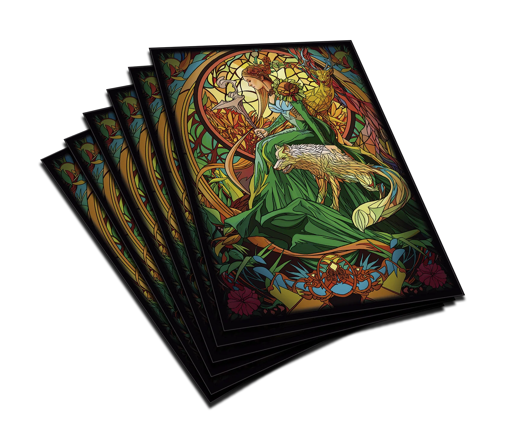 Protectores Standard | Colección Vitrales - Druida 66x91mm