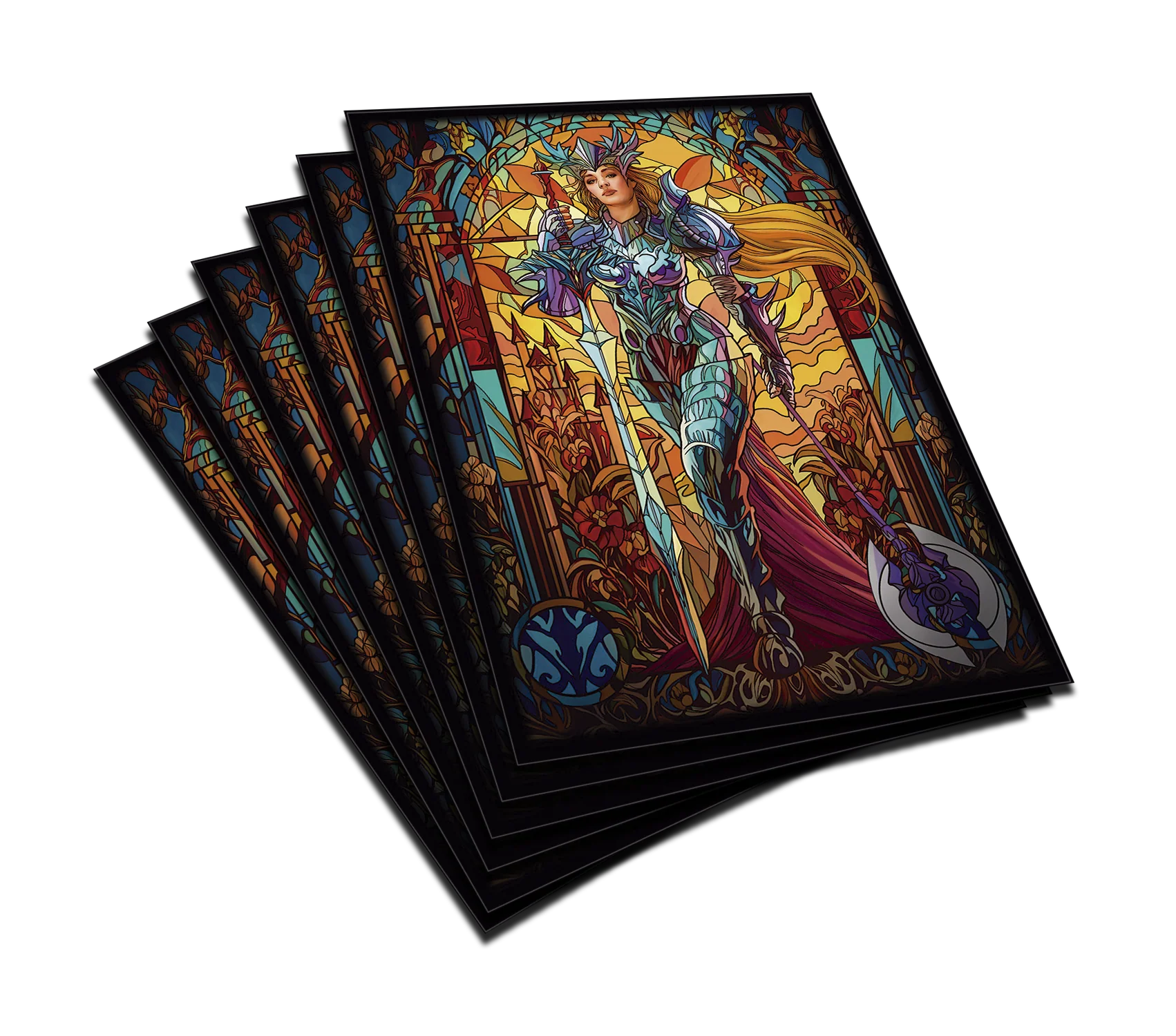 Protectores Standard | Colección Vitrales - Paladin 66x91mm