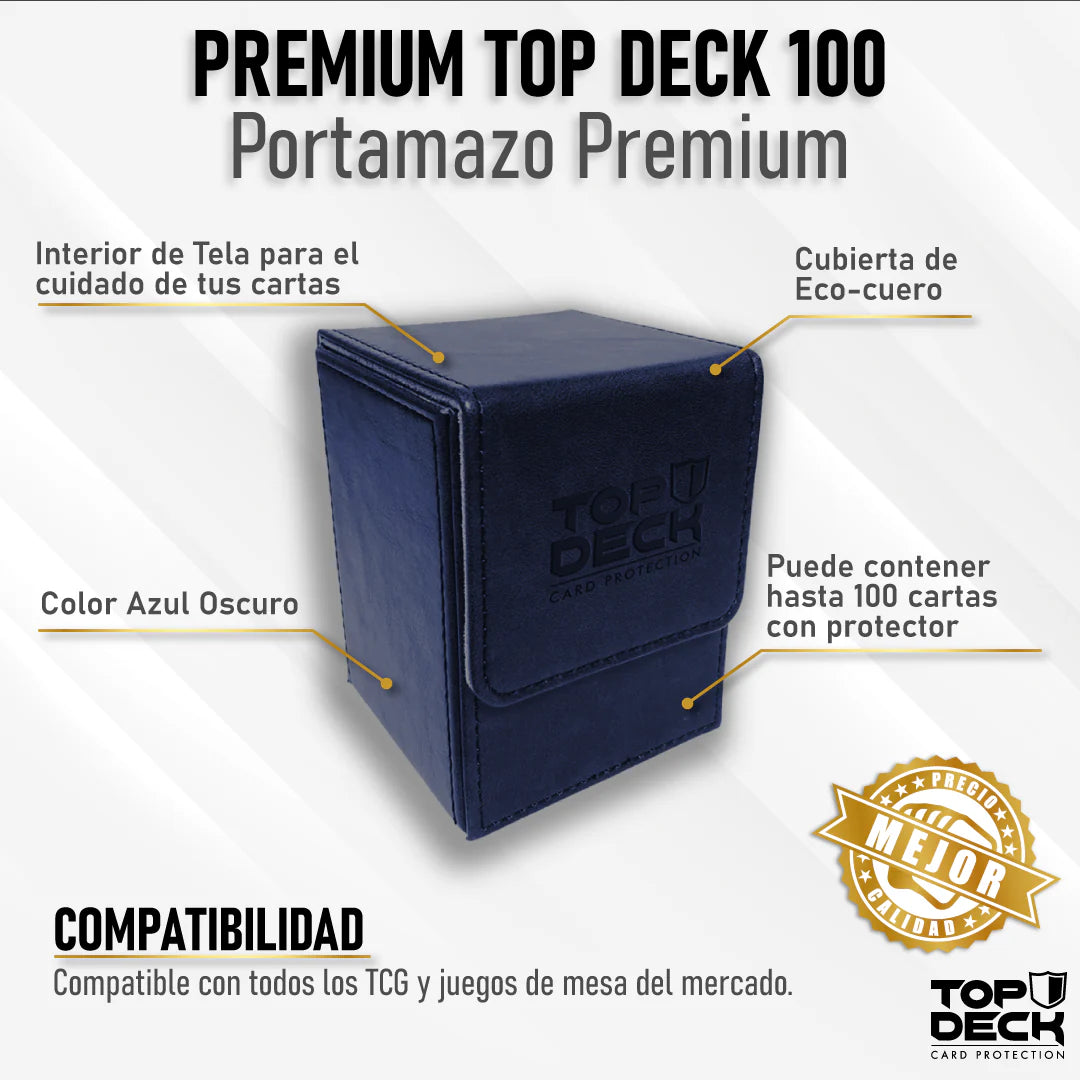 TopDeck PREMIUM DECKBOX - BLANCO y AZUL