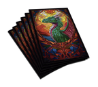 Protectores Standard | Colección Vitrales - Dragón Verde 66x91mm