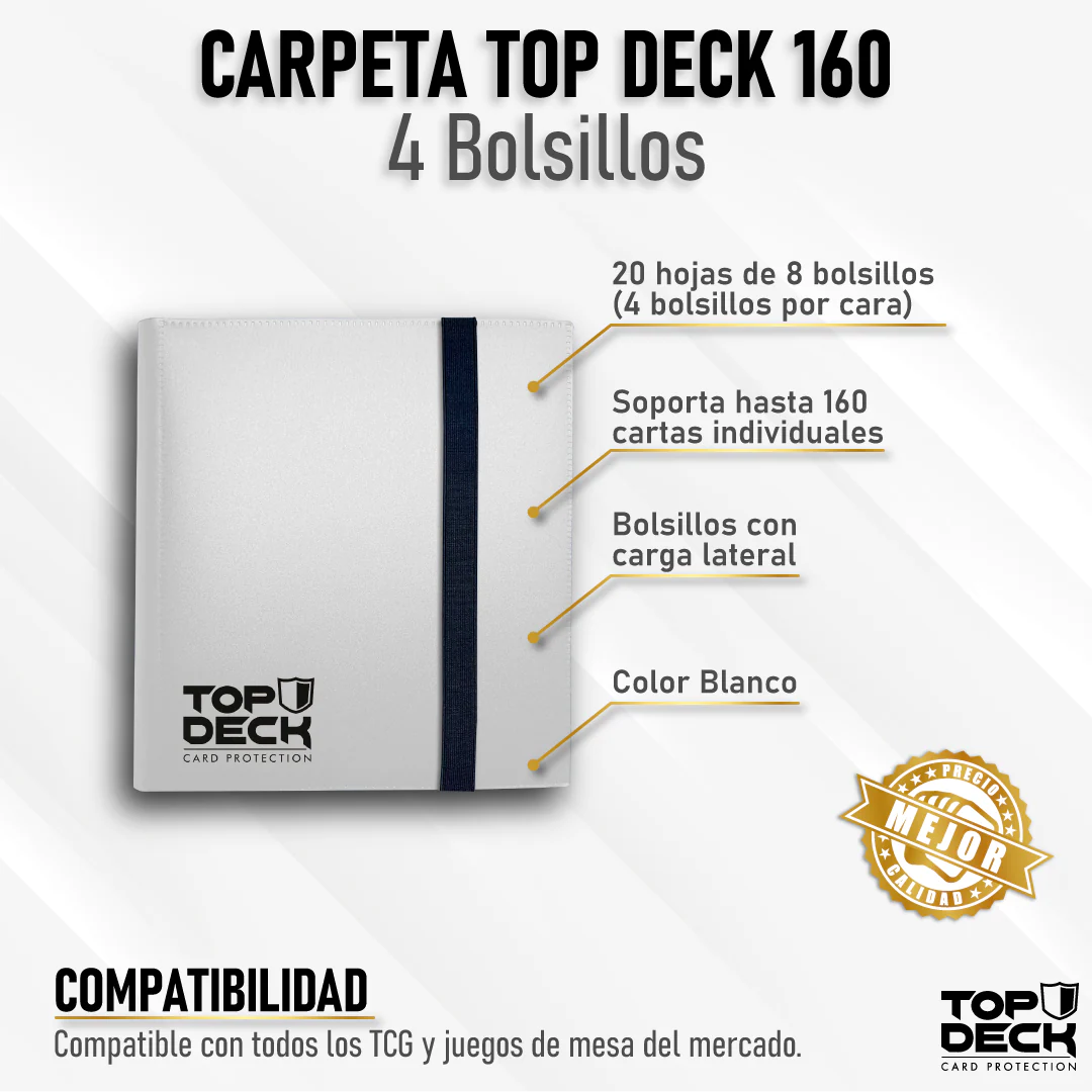 TopDeck CARD PROTECTION BINDER 160