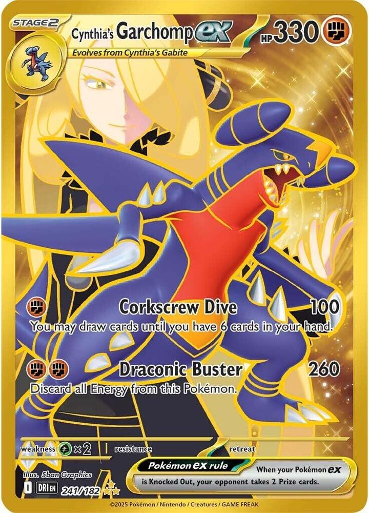 Garchomp ex de Cynthia 241/182 - ESP