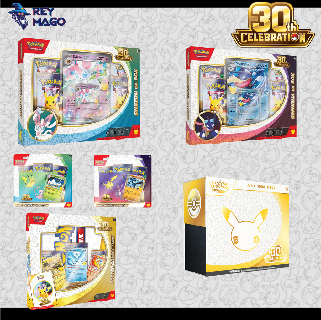 Combo Magico 30° Aniversario Pokémon TCG – Inglés