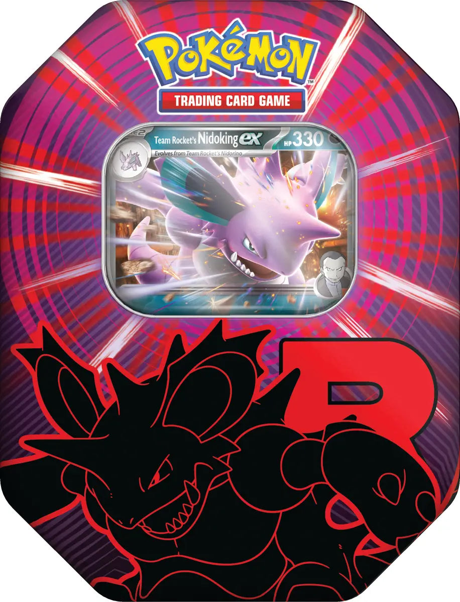 Mini Lata Pokémon TCG Equipo Rocket Español Nidoking
