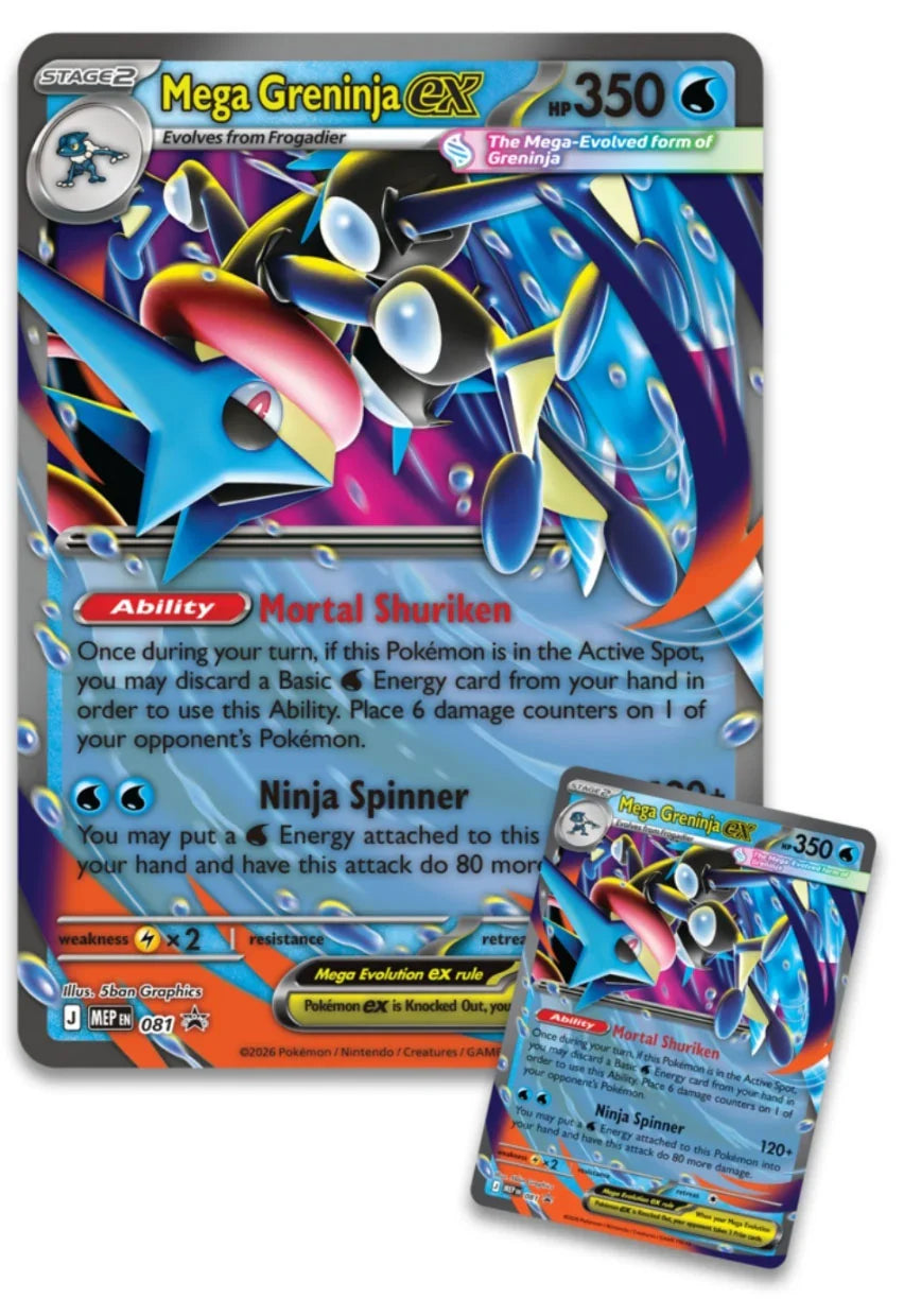 [Preventa 03/07/2026] Mega Greninja ex Premium Collection Inglés