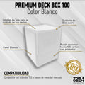 TopDeck PREMIUM DECKBOX - BLANCO y AZUL