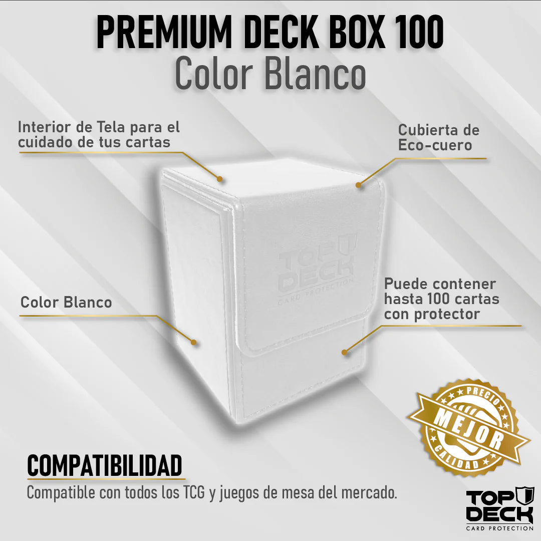 TopDeck PREMIUM DECKBOX - BLANCO y AZUL