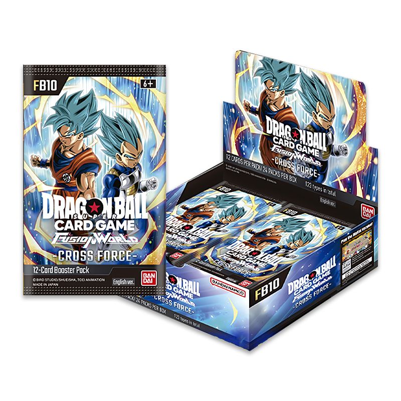 [PREVENTA 19 JUNIO] Dragon Ball Super Card Game Fusion World – Cross Force [FB10] Booster Box