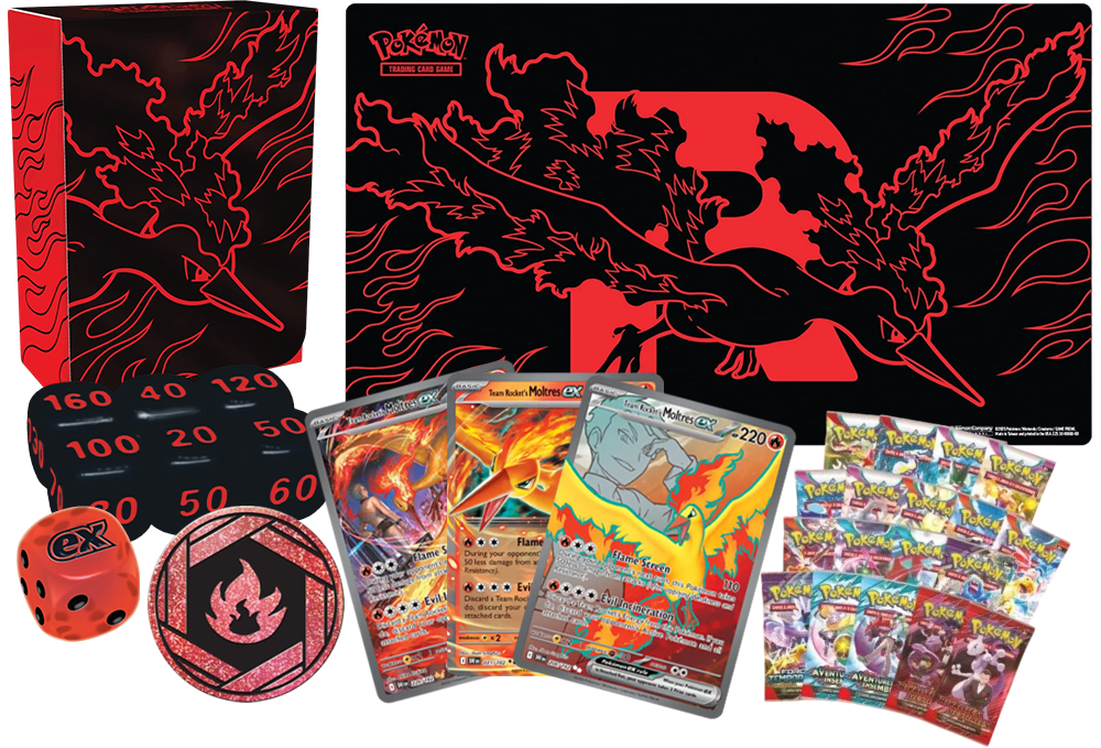 Pokémon: Team Rocket's Moltres ex Ultra Premium Collection